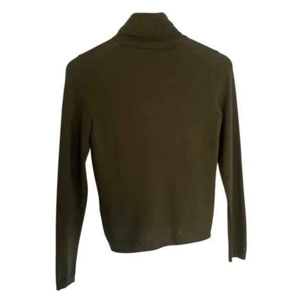 NWT Hugo Boss Superfine Merino Wool Turtleneck Sweater XSmall - Picture 3 of 4